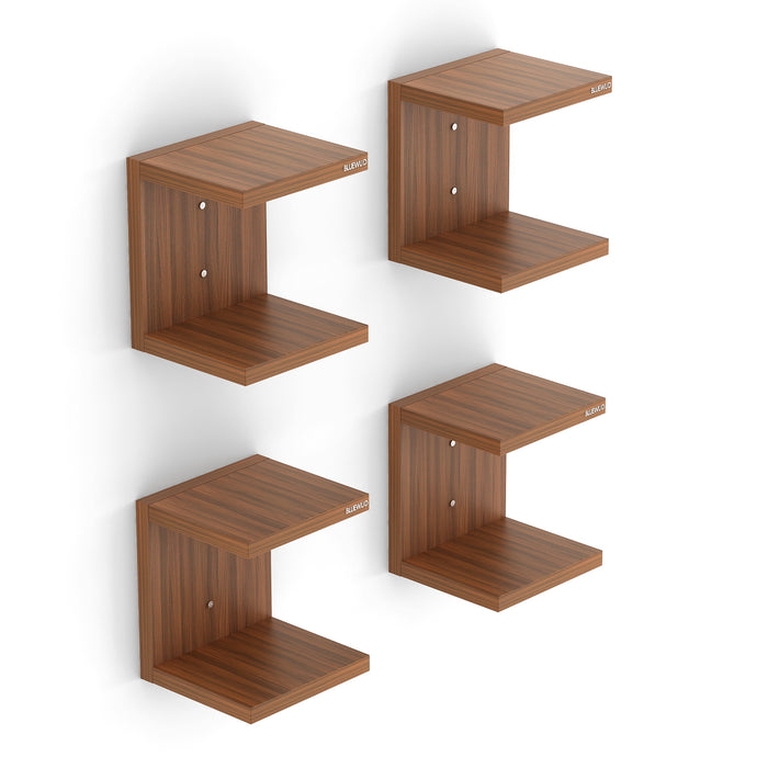 Alvin Book Shelf (Set of 4) |Walnut