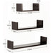 Caesar Display Shelf |Wenge