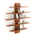 Caselle Display Shelf (5 Shelves) |Walnut