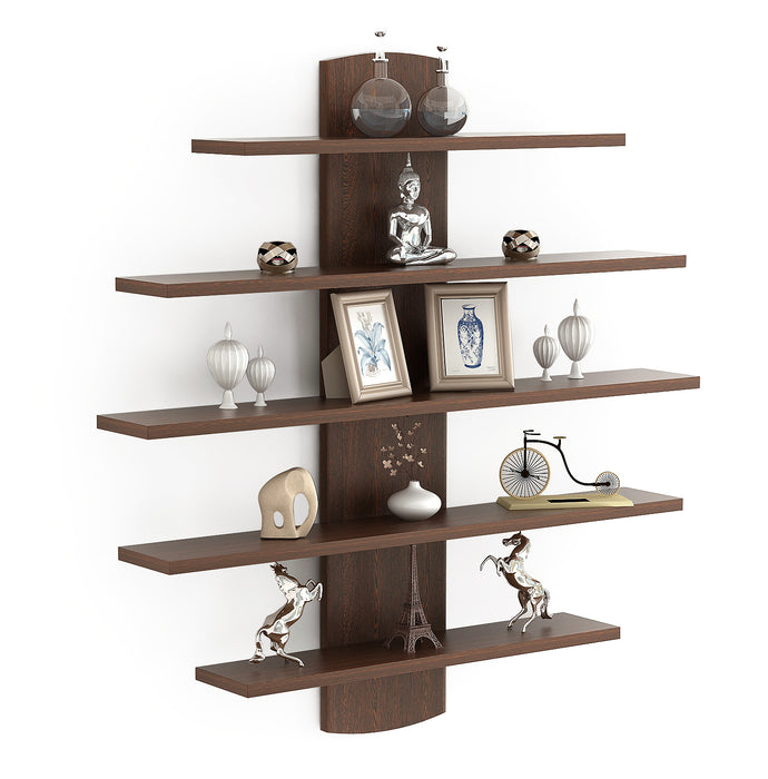 Caselle Display Shelf (5 Shelves) |Wenge