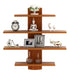 Caselle Wall Shelf 4 shelves |Walnut