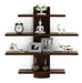 Caselle Wall Shelf 4 shelves |Wenge