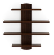 Caselle Wall Shelf 4 shelves |Wenge
