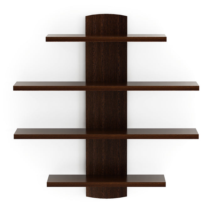 Caselle Wall Shelf 4 shelves |Wenge