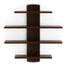 Caselle Wall Shelf 4 shelves |Wenge