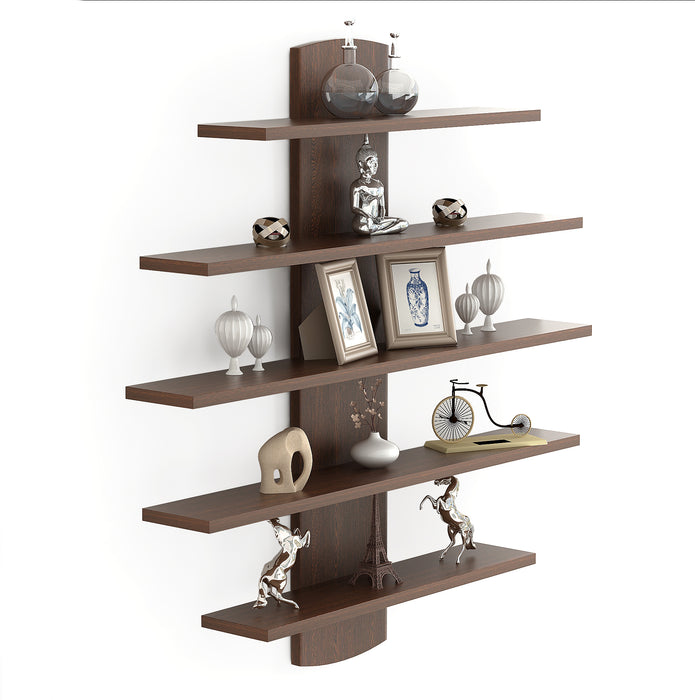 Caselle Display Shelf (5 Shelves) |Wenge