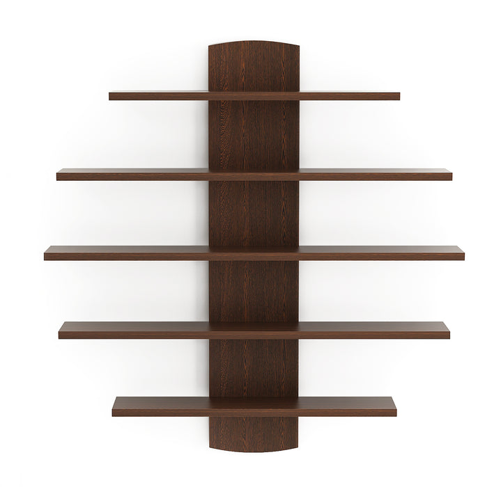 Caselle Display Shelf (5 Shelves) |Wenge