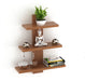 Phelix Wall Shelf & Display Rack (Large) |Walnut