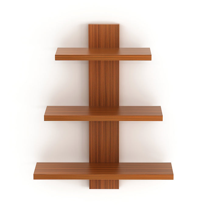 Phelix Wall Shelf & Display Rack (Large) |Walnut