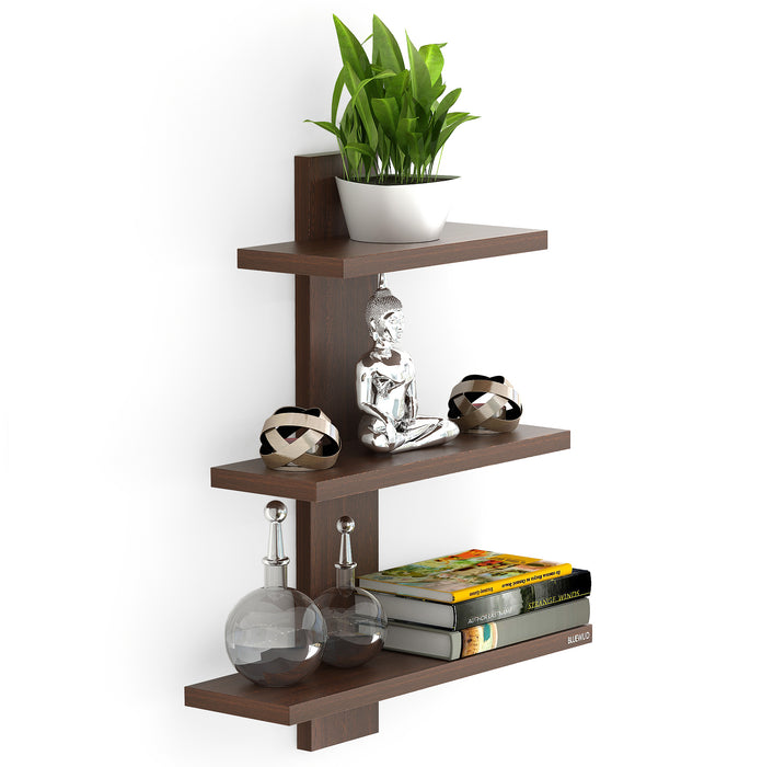 Phelix Wall Shelf & Display Rack (Large) |Wenge