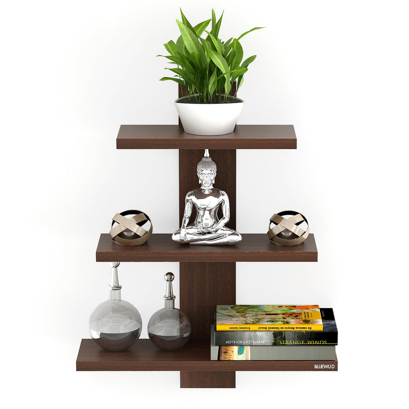 Phelix Wall Shelf & Display Rack (Large) |Wenge