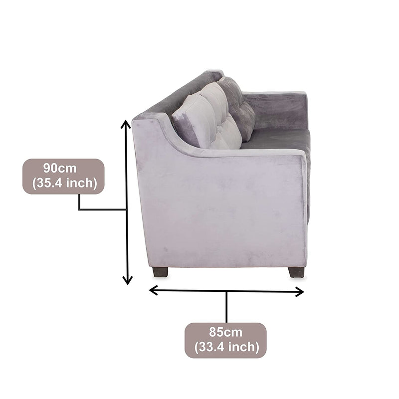 Geniee 3 Seater Sofa with Cushions