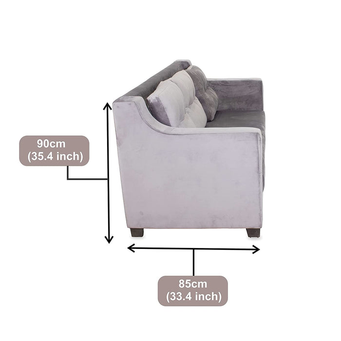 Geniee 3 Seater Sofa with Cushions