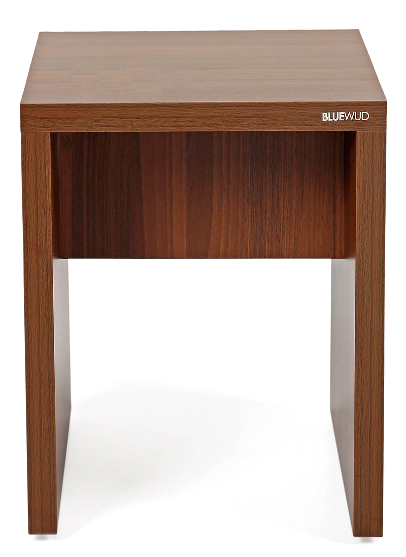 Tyler Sitting Stool Table for Living Room (Walnut) Big
