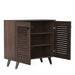 Carlem 2 Doors Shoe Rack Cabinet |Wenge