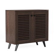 Carlem 2 Doors Shoe Rack Cabinet |Wenge
