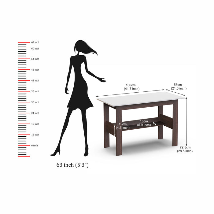 Efflino Study Table |Wenge