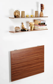 Hemming Wall/shelf Study Table |Walnut