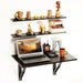 Hemming Wall/shelf Study Table |Wenge