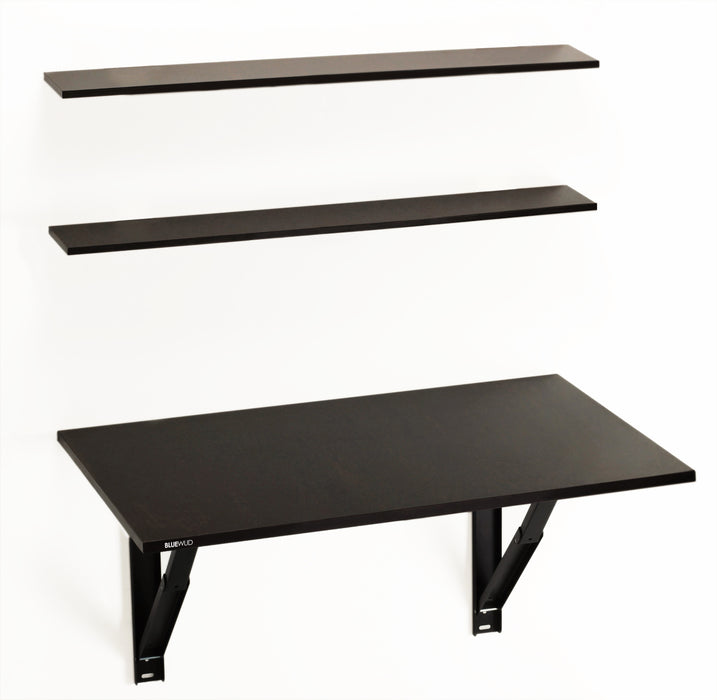 Hemming Wall/shelf Study Table |Wenge