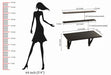 Hemming Wall/shelf Study Table |Wenge