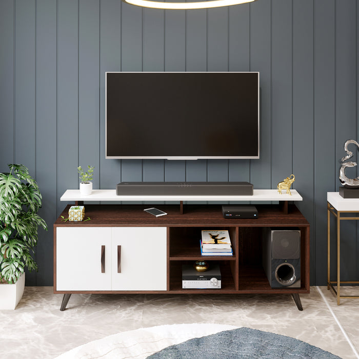 Skiddo TV Unit, Ideal for 55" |Wenge