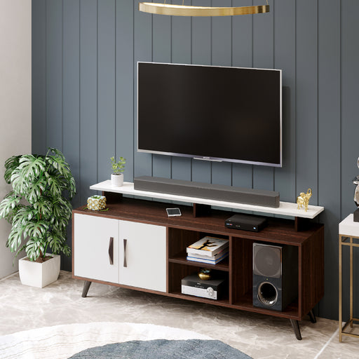 Skiddo TV Unit, Ideal for 55" |Wenge