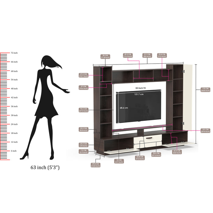 Fenily TV Unit |Wenge