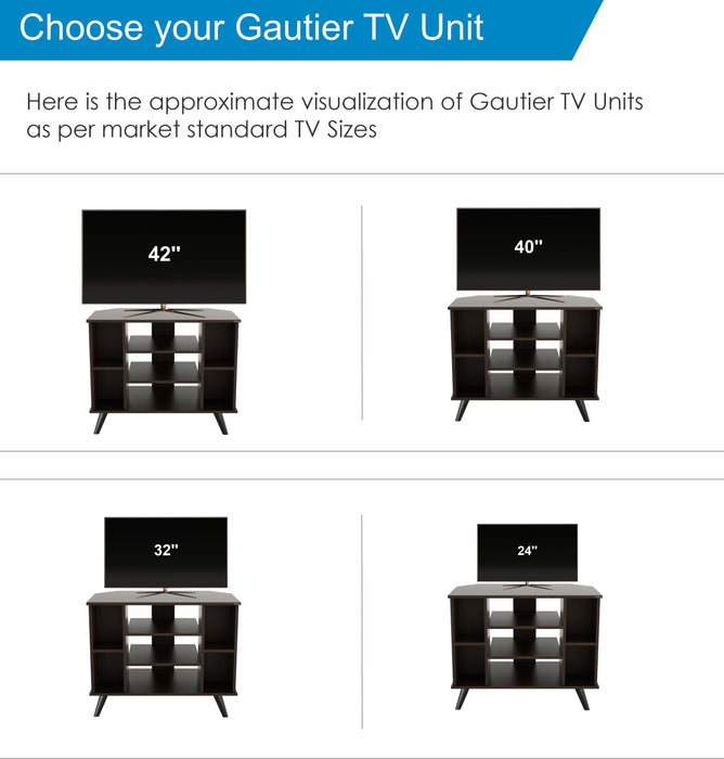 Gautier Wall Corner TV Unit |Wenge