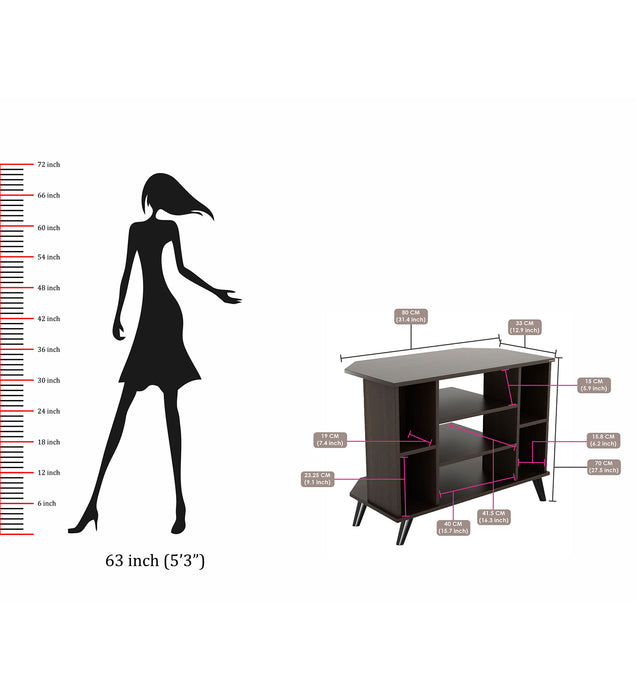 Gautier Wall Corner TV Unit |Wenge