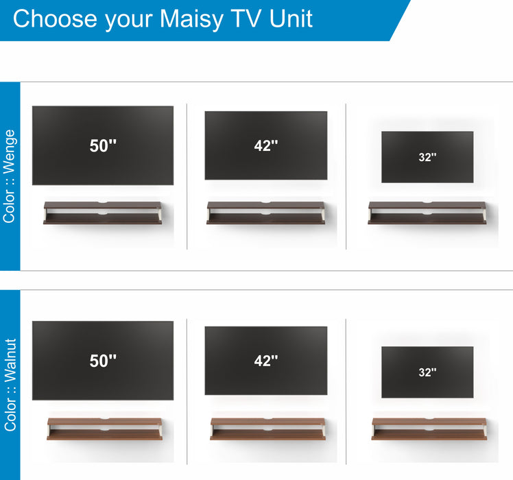 Maisy Set-top Box Large |Wenge & Frosty