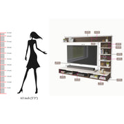 Primax Plus tv Unit Standard, Ideal for Up to 32" |Wenge & Frosty