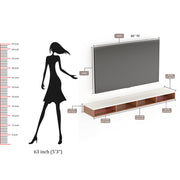Primax Solo TV Unit, Ideal for Up to 60" |Walnut