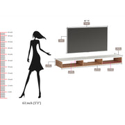 Primax Solo TV Unit, Ideal for Up to 50" |Walnut