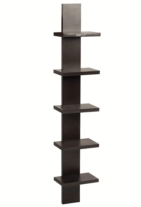 Relo TV Wall Unit with Display Shelves, Wenge, for Upto 50"