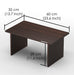 Bluewud Garsia Bed Laptop Table (Wenge)