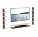 Bluewud Estoye Engineered Wood Wall Mount TV Entertainment Unit (Wenge & White - Large) 