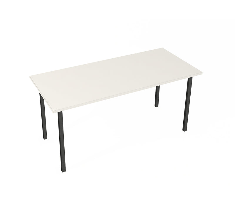 Bluewud Gustowe Engineered Wood Coffee / Center Table (Frosty White, Rectangular)
