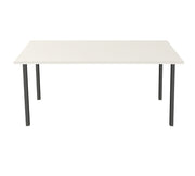 Bluewud Gustowe Engineered Wood Coffee / Center Table (Frosty White, Rectangular)