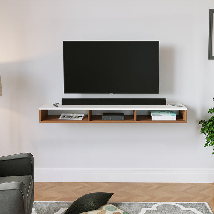 Primax Solo TV Unit, Ideal for Up to 50" |Walnut