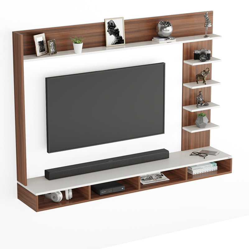 Primax Grande TV Unit, Ideal for Up to 55" |Maple & White
