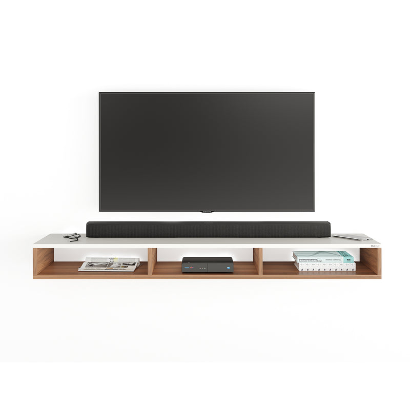 Primax Solo TV Unit, Ideal for Up to 50" |Walnut
