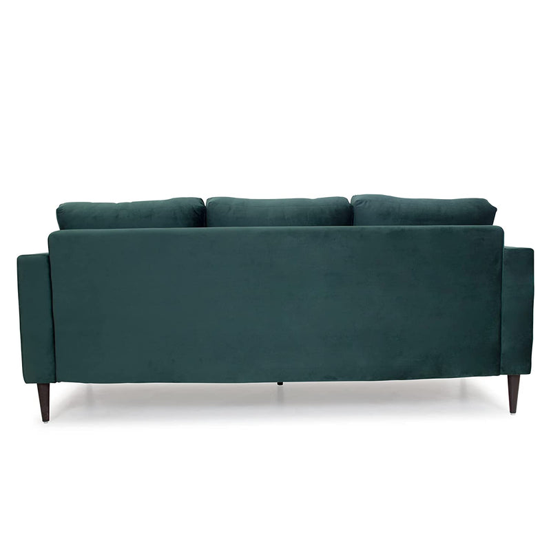 Bernard Velvet Fabric 3 Seater Sofa