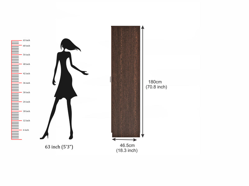 Maltein 2 Door Wardrobe Without Mirror