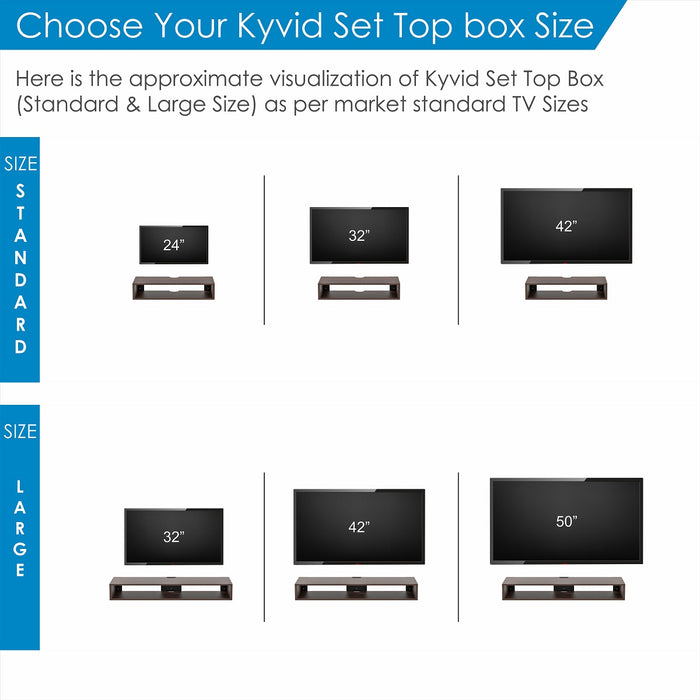 Kyvid TV Unit, Ideal for Up to 42" (Large)